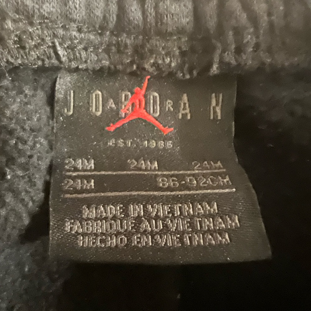 Jordan sweat pants 24M